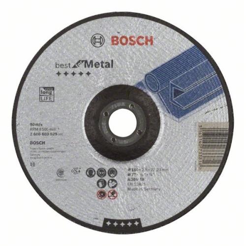 25x BOSCH Trennscheibe gekröpft Best für Metall A 30 V BF, Ø 180x2,5mm | 2608603529