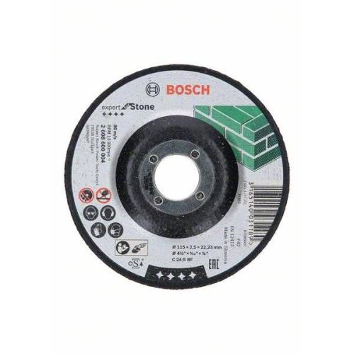 25x BOSCH Trennscheibe gekröpft Expert für Stein C 24 R BF, Ø 115x2,5mm | 2608600004