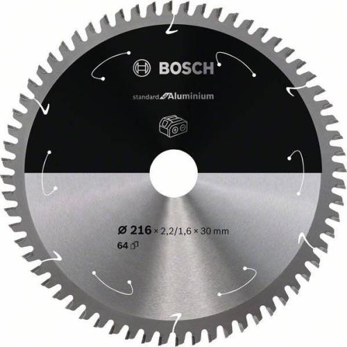 BOSCH Akku-Kreissägeblatt Standard für Aluminium, Ø 216 mm, 64 Zähne | 2 608 837 776