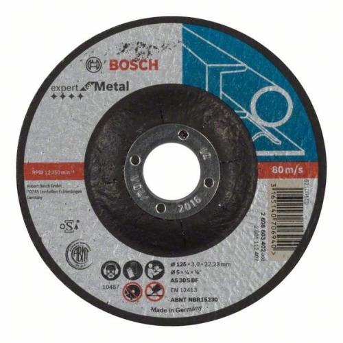 25x BOSCH Trennscheibe gekröpft Expert für Metall AS 30 S BF, Ø 125x3,0mm | 2608603402