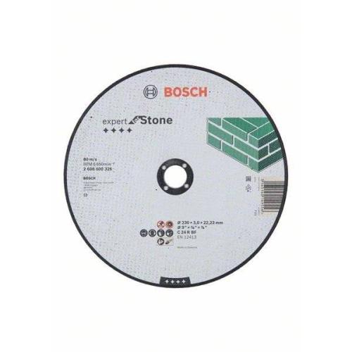 25x BOSCH Trennscheibe gerade Expert für Stein C 24 R BF, Ø 230x3,0mm | 2608600326