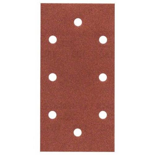 5x BOSCH Schleifblatt-Set C430 für Holz und Farbe, 10-teilig, 93x186mm, 2x40, 3x80, 3x120, 2x180, 8 Löcher | 2608608X97