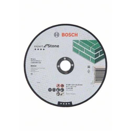 25x BOSCH Trennscheibe gerade Expert für Stein C 24 R BF, Ø 180x3,0mm | 2608600323