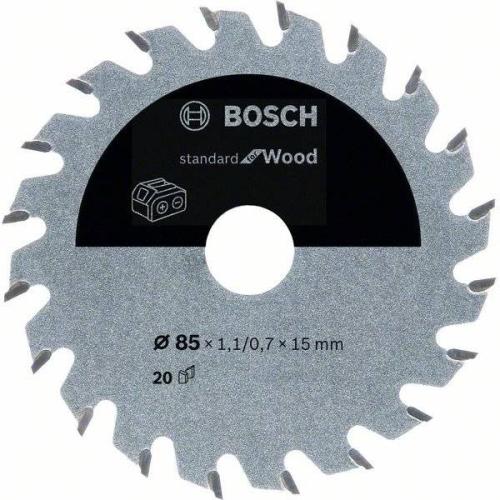 BOSCH Akku-Kreissägeblatt Standard für Holz, Ø  85 mm,  20 Zähne | 2 608 837 666