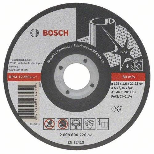 25x BOSCH Trennscheibe gerade Best für Edelstahl Rapido Long Life A 60 W BF 41, Ø 115x1mm | 2608602220