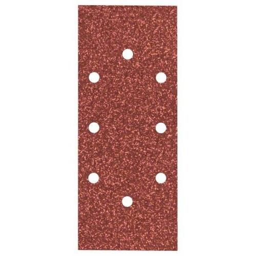 5x BOSCH Schleifblatt-Set C430 für Holz und Farbe, 10-tlg. 93x230mm, 2x40, 3x80, 3x120, 2x180, 8 Löcher | 2608608X98