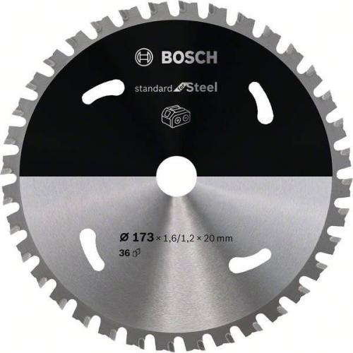 BOSCH Akku-Kreissägeblatt Standard für Stahl, Ø 173mm, 36 Zähne | 2 608 837 750