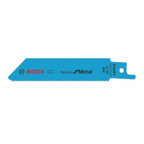 25x BOSCH Säbelsägeblätter S 522 EF, Flexible für Metall | 2 608 656 012