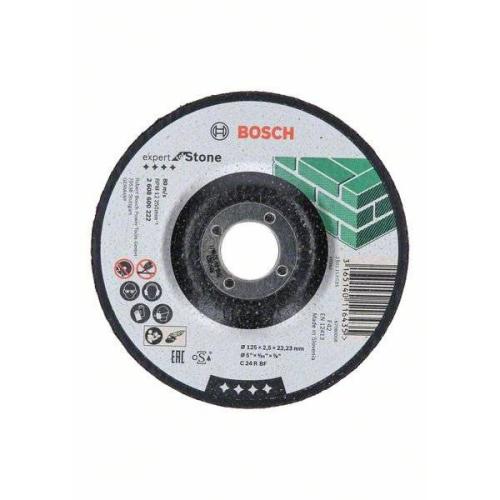 25x BOSCH Trennscheibe gekröpft Expert für Stein C 24 R BF, Ø 125x2,5mm | 2608600222