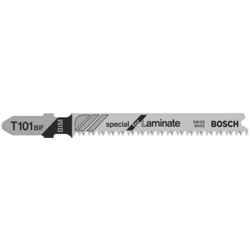 50x BOSCH Stichsägeblätter T-Schaft 101 BIF Special für Laminate | 2 608 636 431