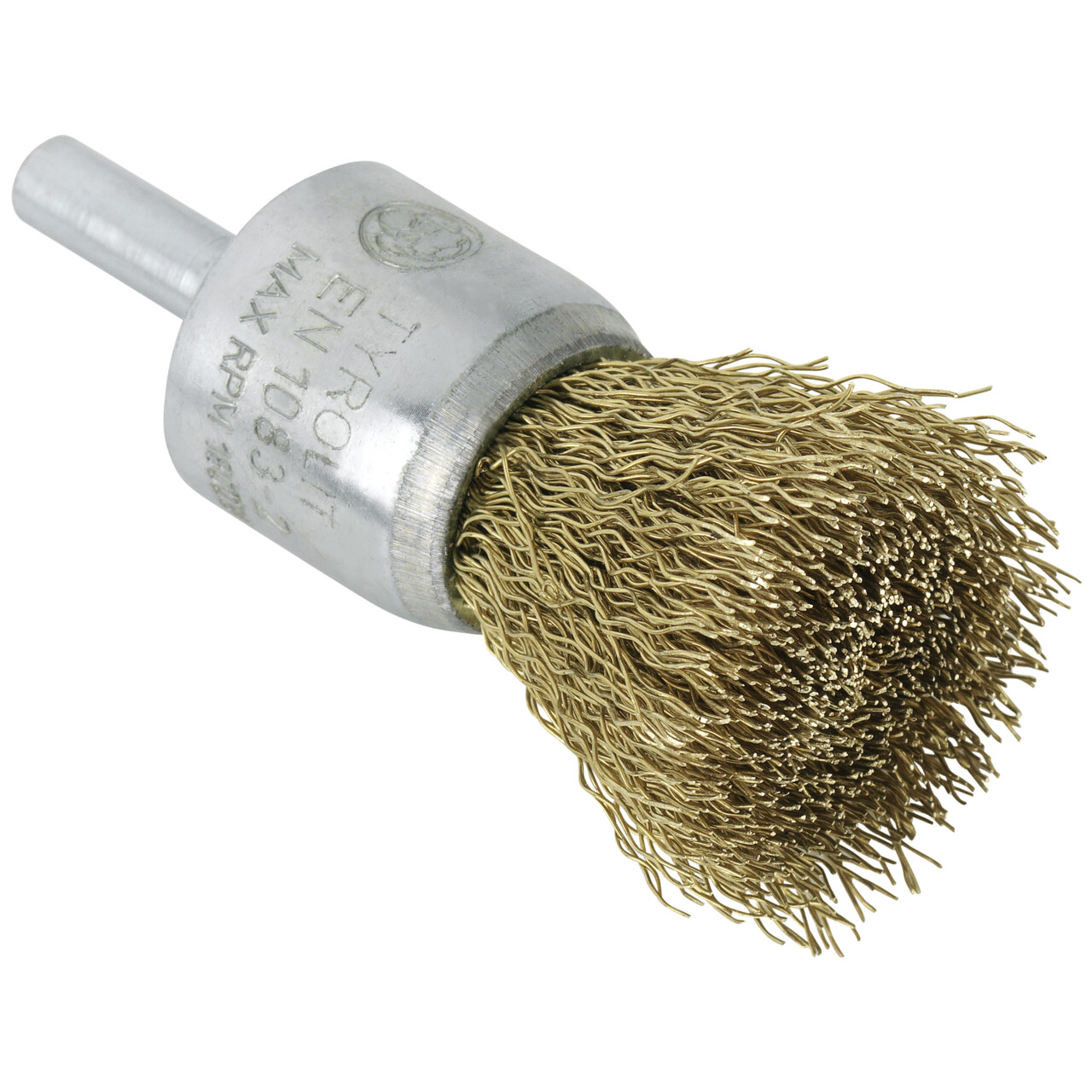 25x Tyrolit Pinselbürste 12x20-6x60 gewellter Draht M0,3 mm PREMIUM Aluminium