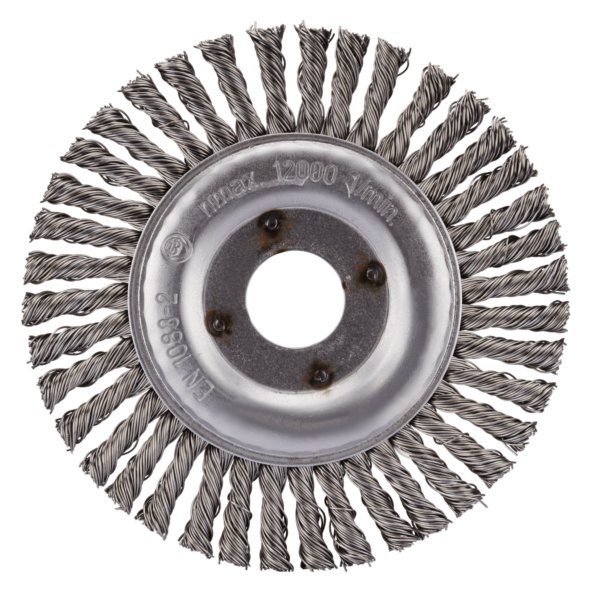 10 x RHODIUS Stahlbürste Drahtbürste Rundbürste SRBZ Ø 125 mm