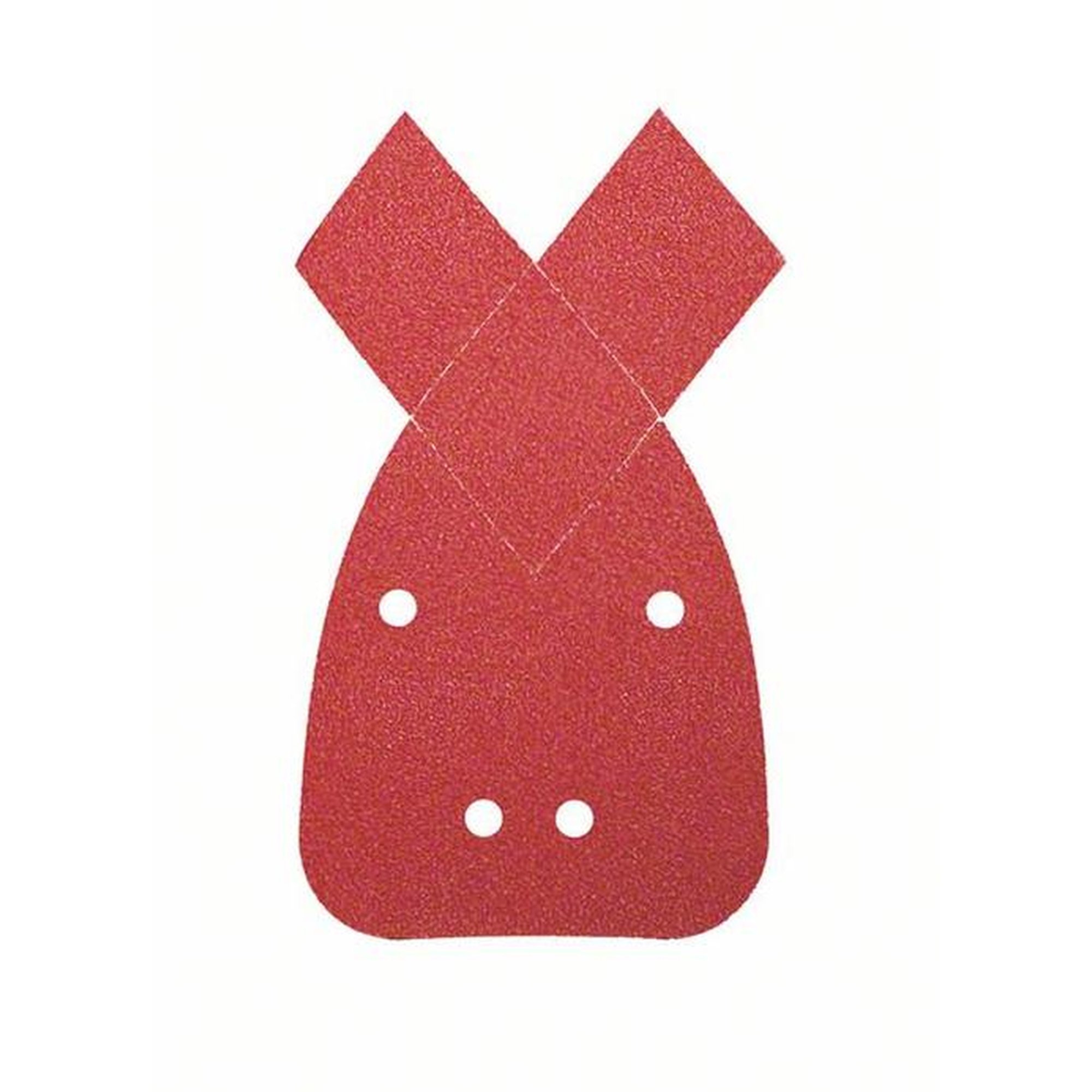 25x BOSCH Schleifblatt C430 für Holz und Farbe, 100 x 170 mm, 40, 4 Löcher, Klett