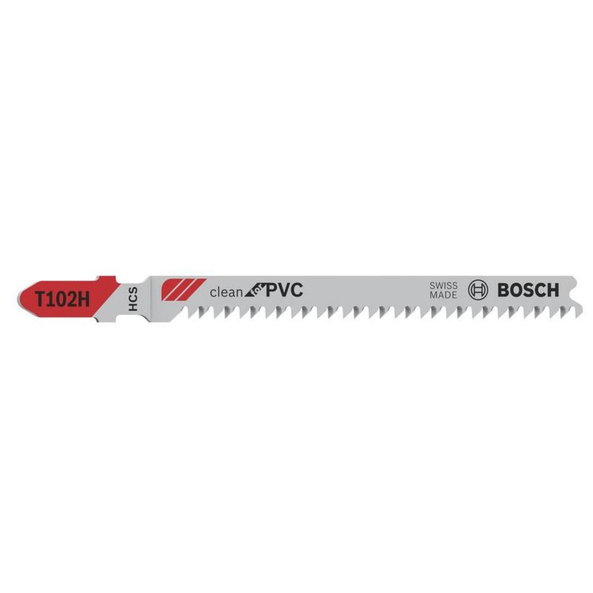 30x BOSCH Stichsägeblätter T-Schaft T 102 H Clean für PVC