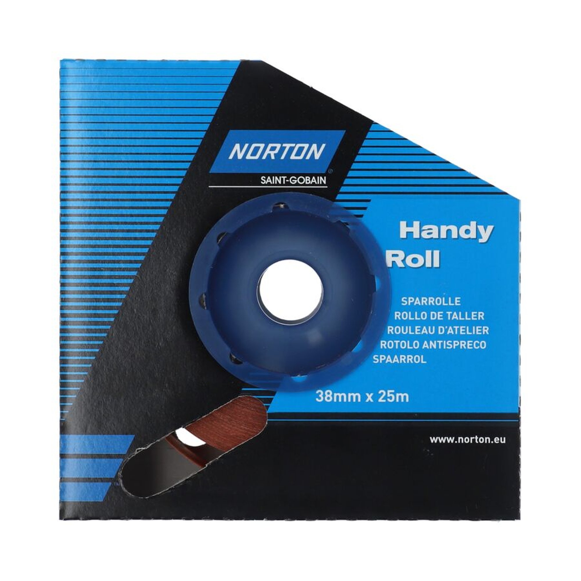 Norton SPARROLLEN - R222 Schleifrolle Schleifpapier | 38 x 25000 mm | Korn 400