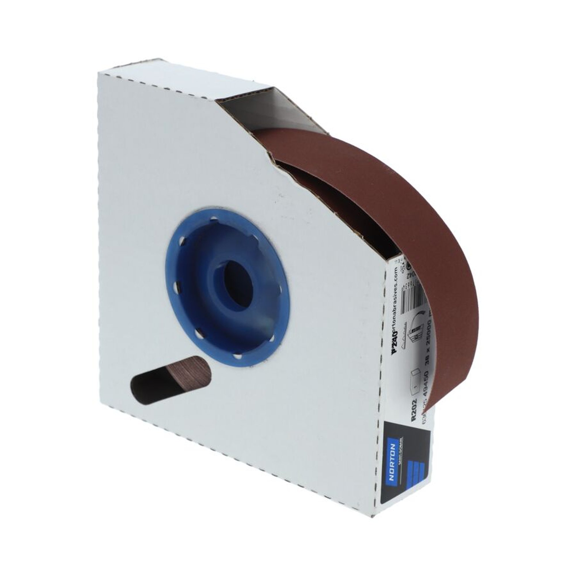Gewebe Sparrollen Norton R202 38mm x 25m K240 – Hochwertige Schleifrollen