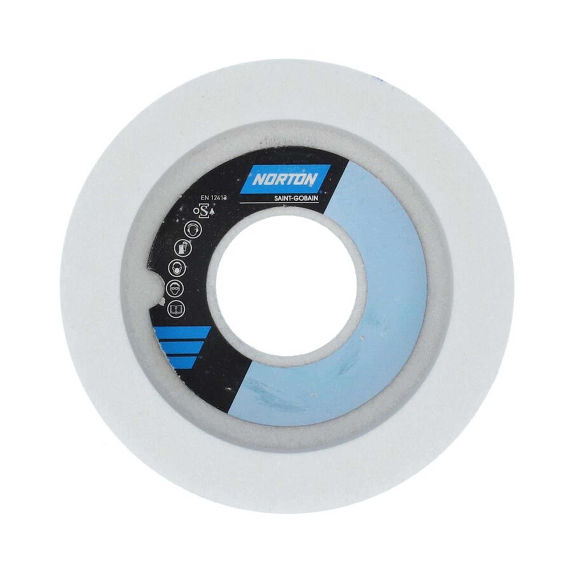 2 x Norton Schleiftopf zylindrisch 100x40x20 K60 38A 32/13/13