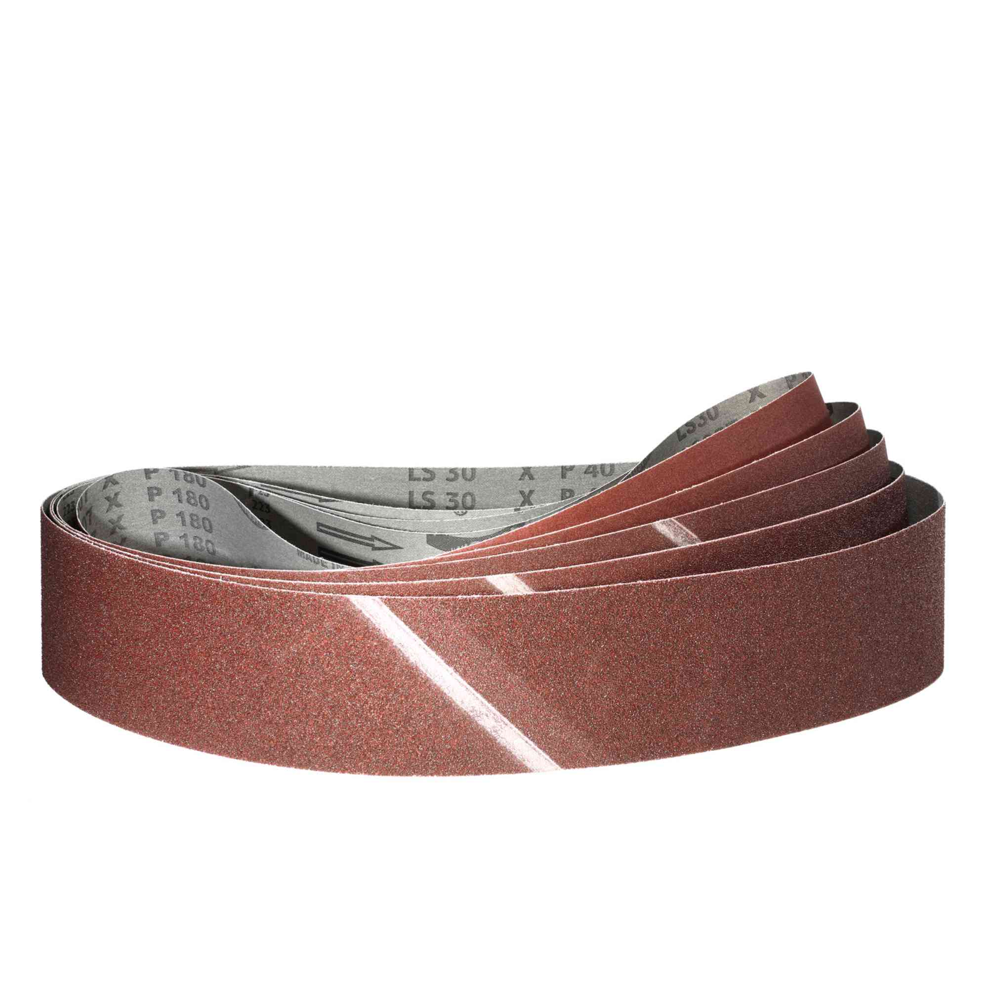 Klingspor Schleifband Profi-Set Korund | gemischte Körnungen 40/60/80/120/180 für Bandschleifer | Alle Maße wählbar