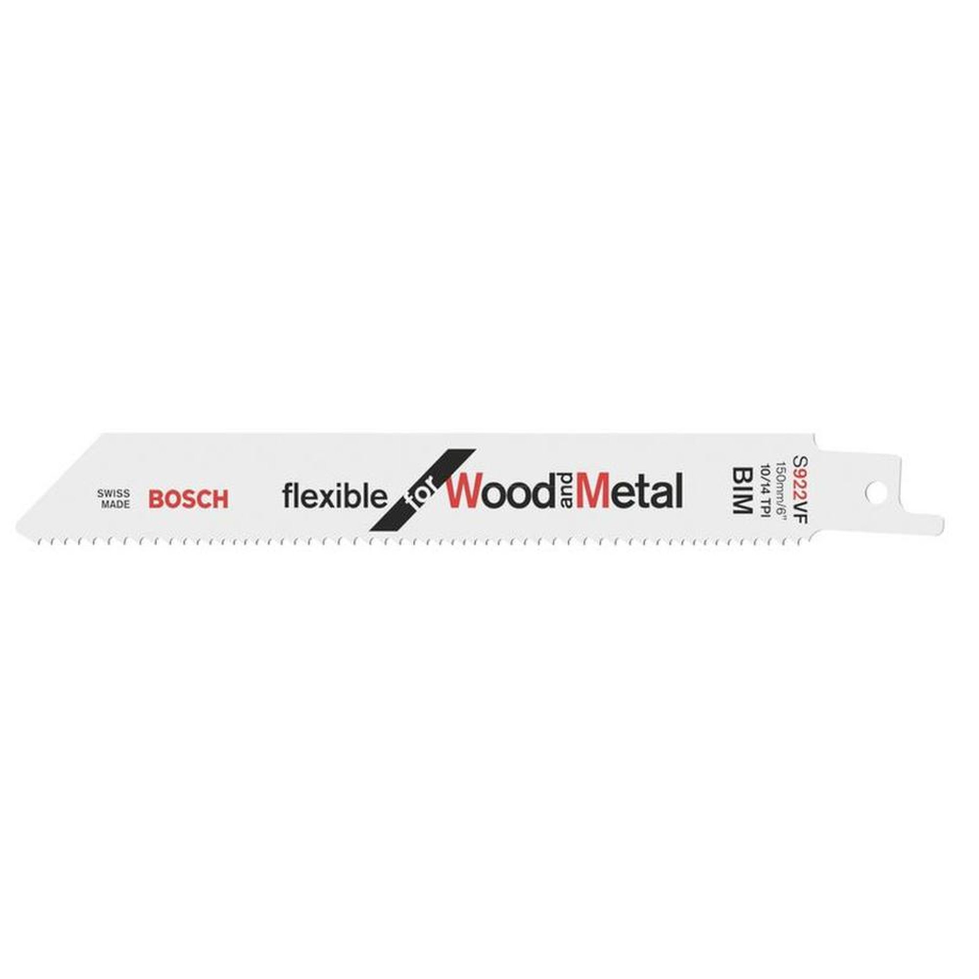 25 x BOSCH Säbelsägeblätter S 922 VF, Flexible für Holz und Metall