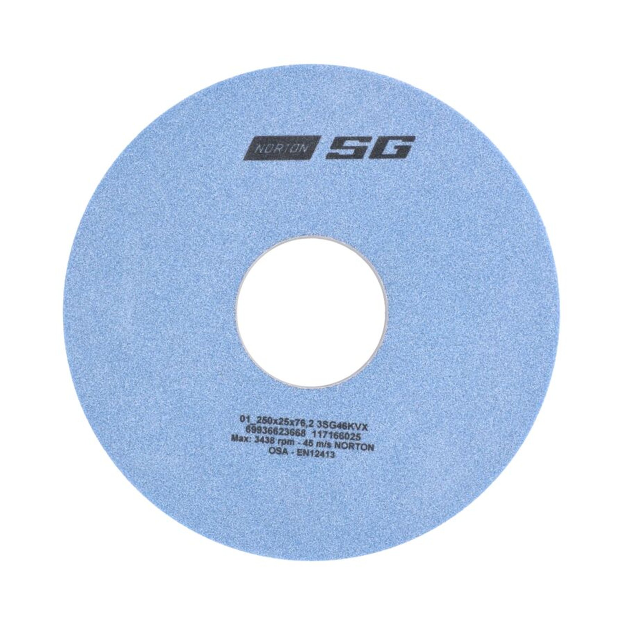 Norton Schleifscheibe gerade 01 250x25x76,2 3SG 46 KVS – Hochwertige Schleiflösung