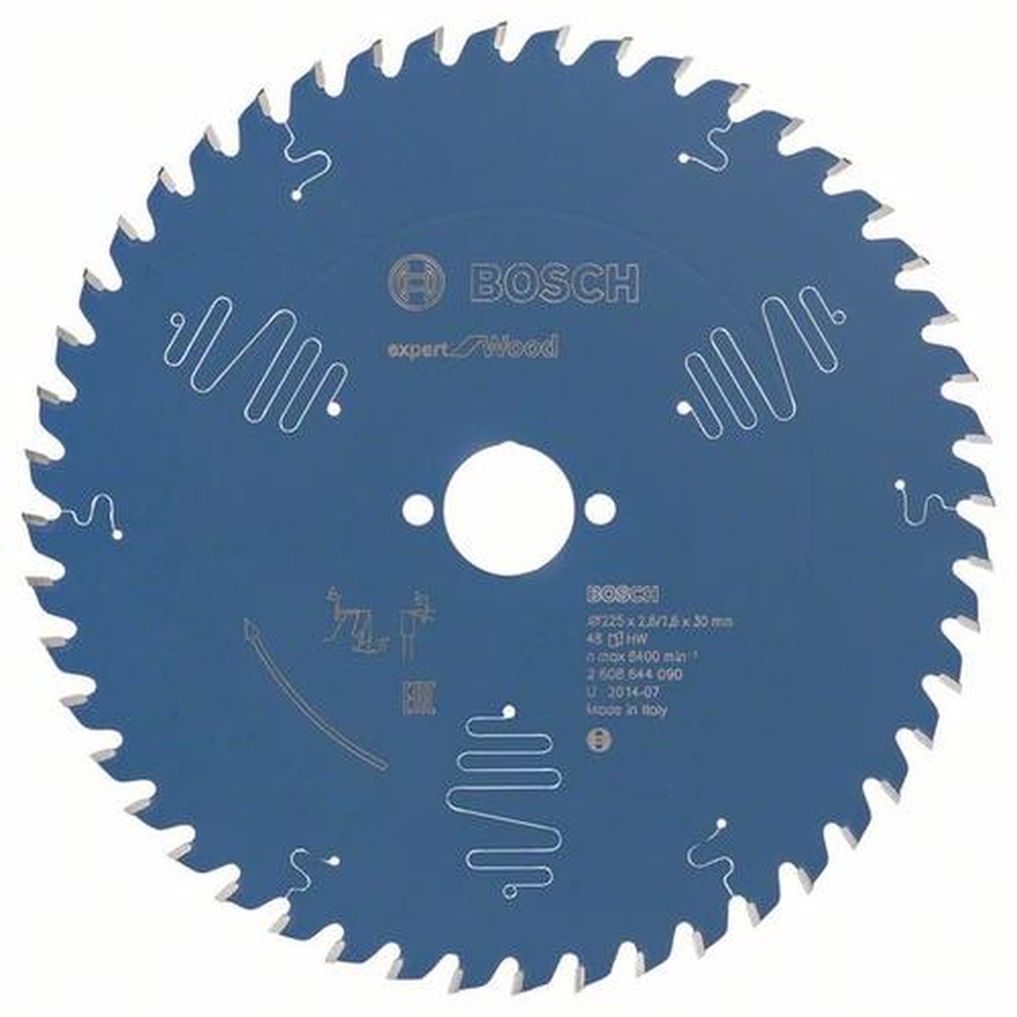 BOSCH Kreissägeblatt Expert für Holz, Ø 225 mm, 48 Zähne