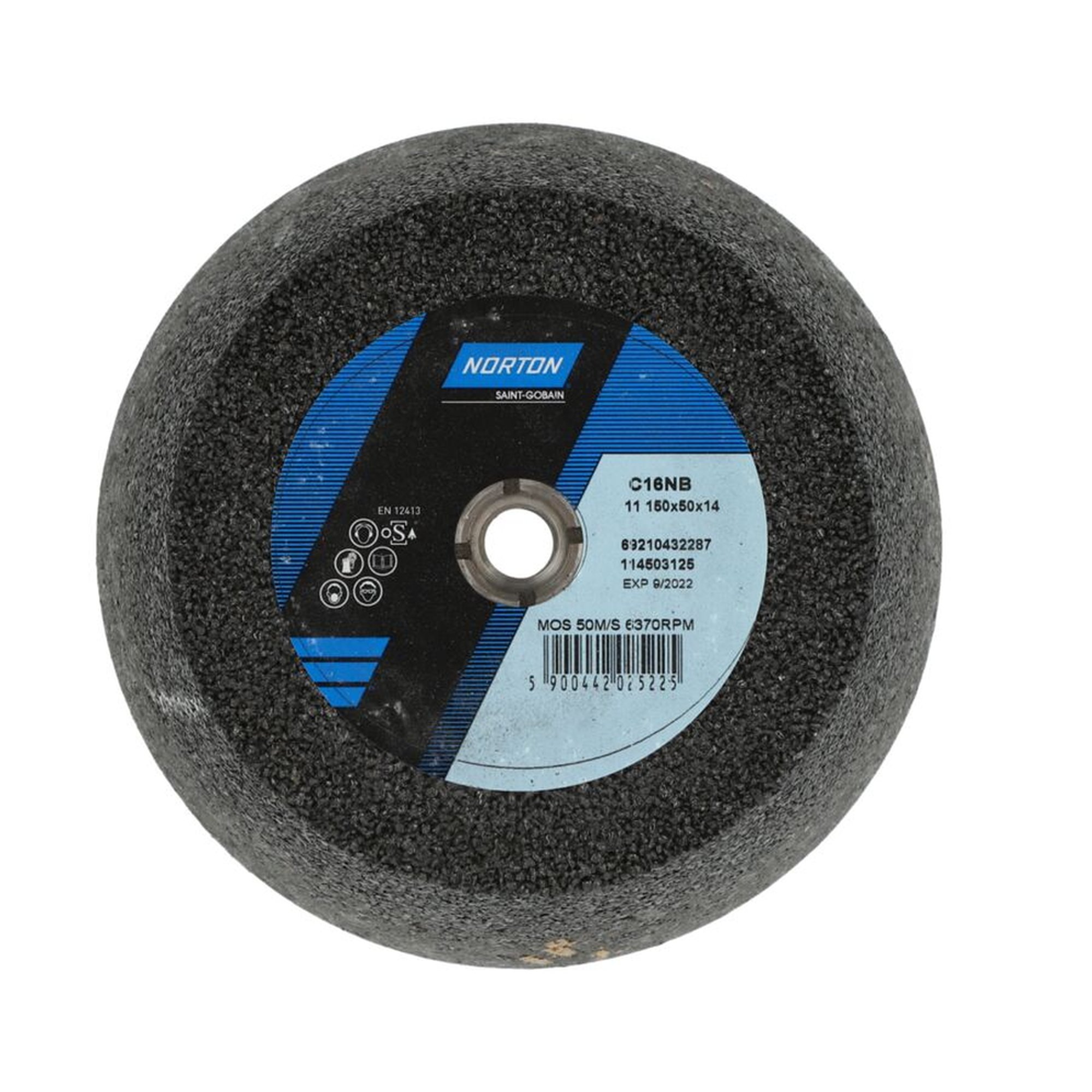 Norton Schleiftopf | 125 x 50 x M14 | kegelig | 37C16N5B5