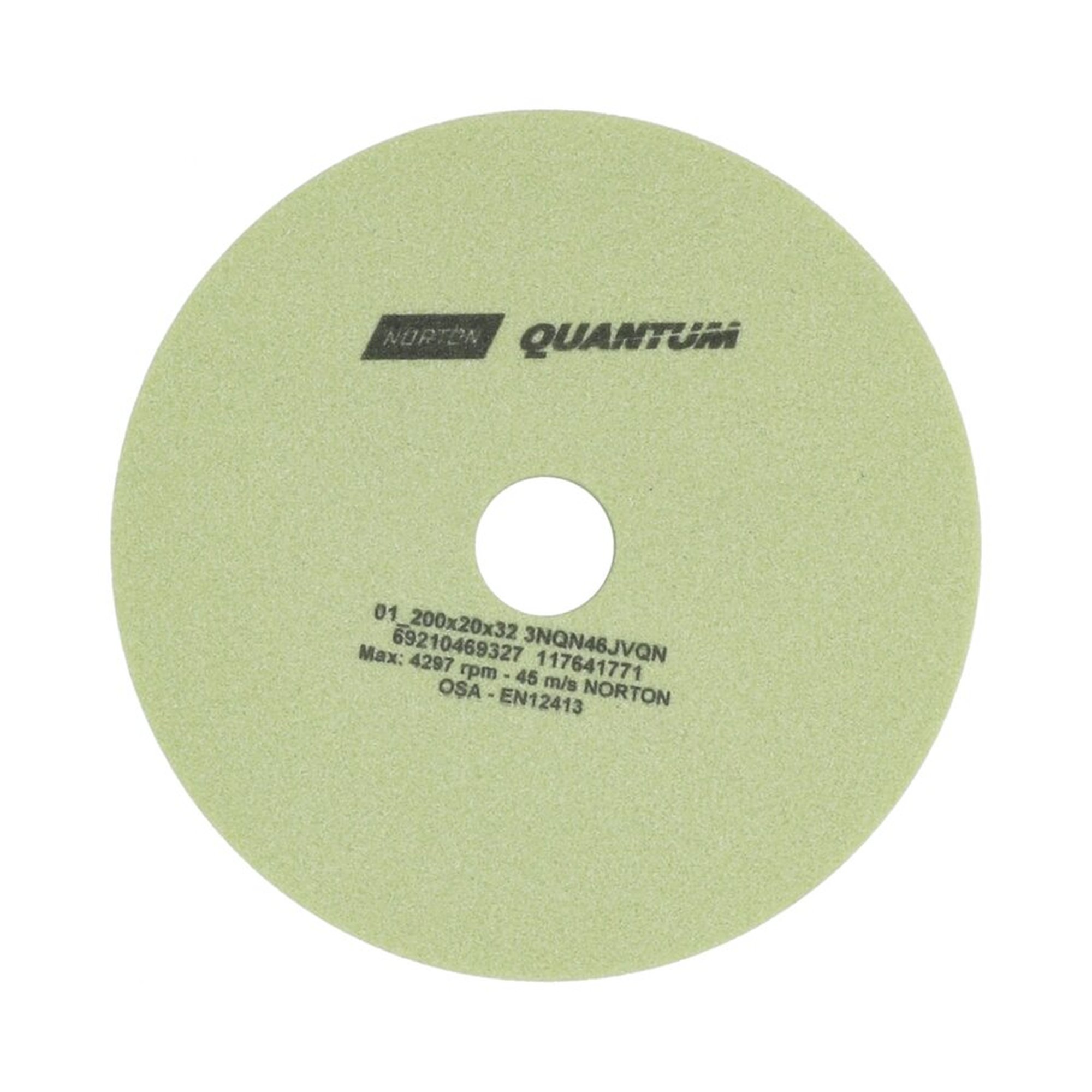 2 x Norton Innenlaufbahnschleifen Gerade Scheibe 200x20x32mm K46 IDeal Prime