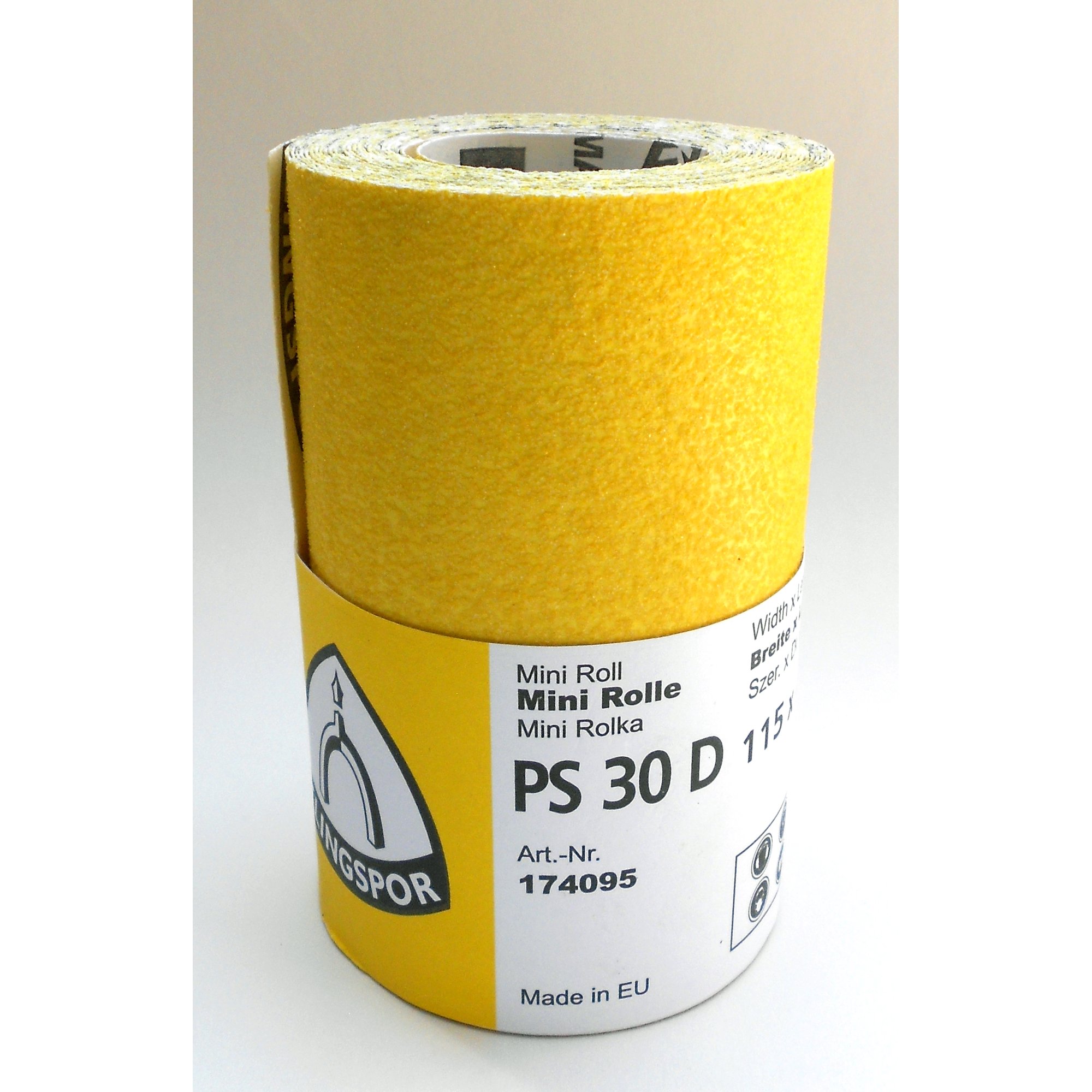 Klingspor Schleifrolle Schleifpapier PS30D | 115x4500 mm  | Korn 60
