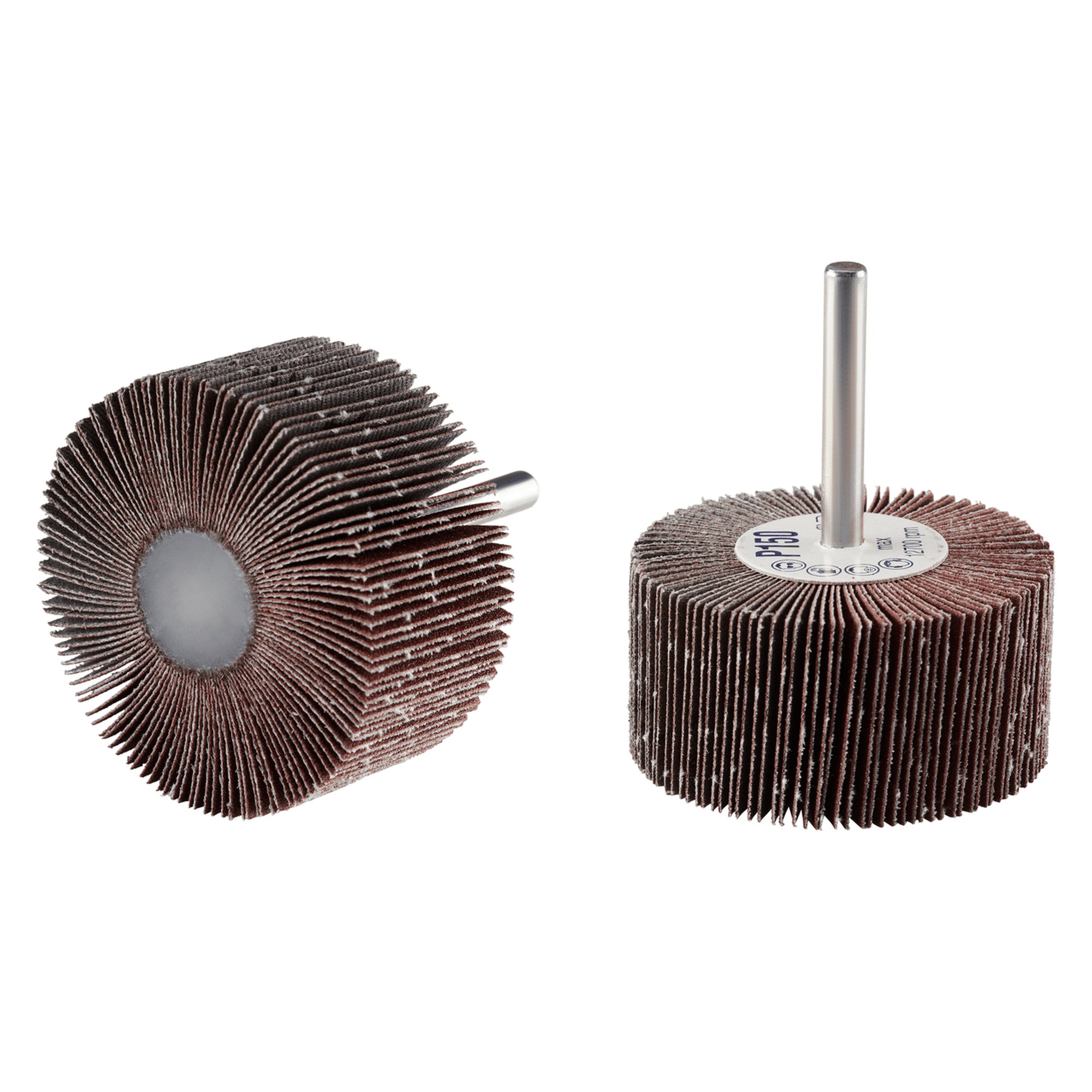 10 x RHODIUS Fächerschleifer Schleifmop FS Ø 60 mm Körnung 40