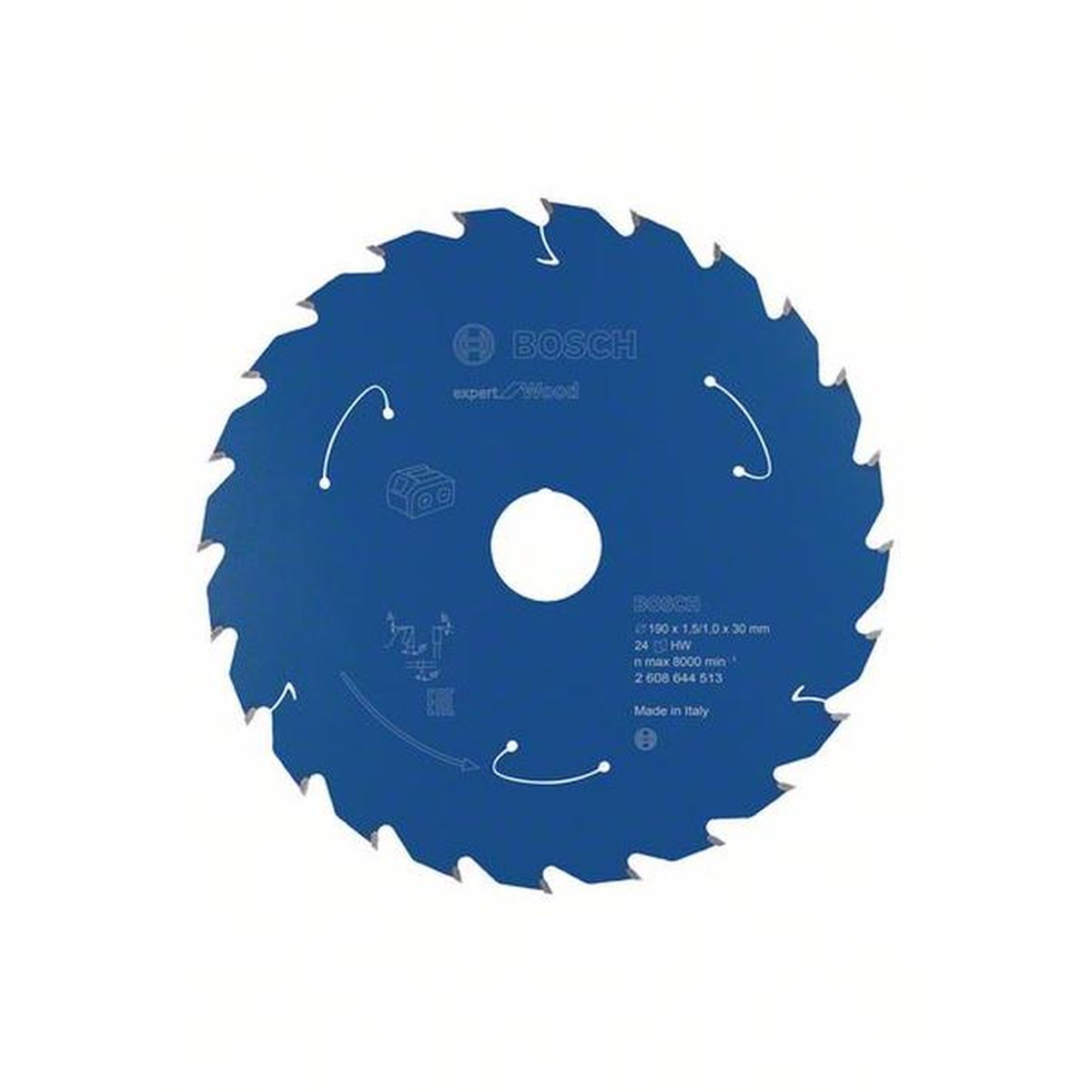 BOSCH Akku-Kreissägeblatt Expert für Holz, Ø  190  mm,  24 Zähne