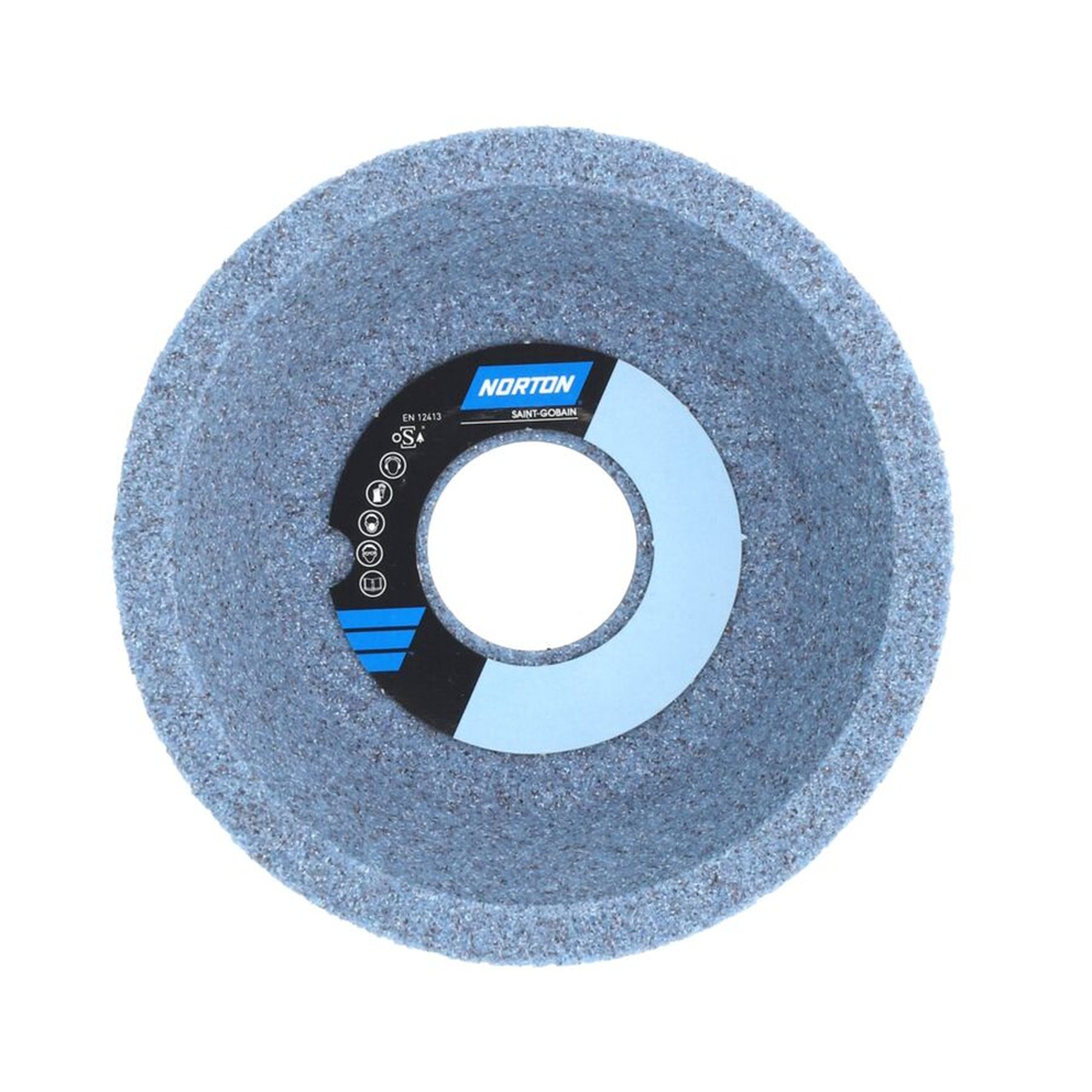 2 x Norton Schleiftopf kegelig 125x40x32 SGB 46 J VX Schleifwerkzeug