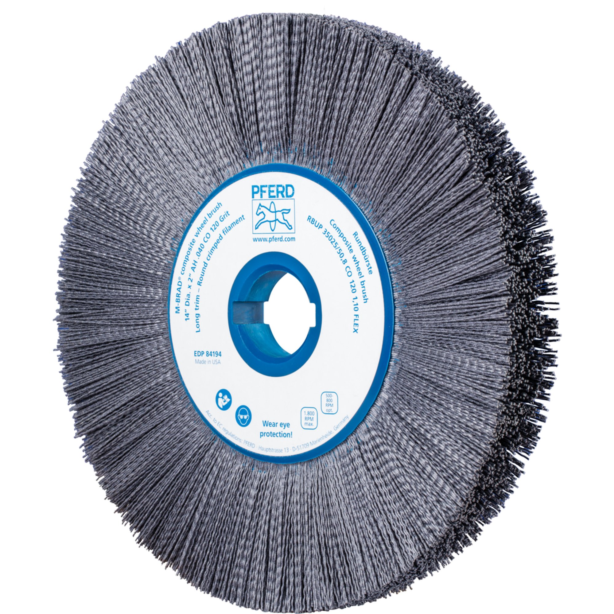 PFERD Rundbürste, ungezopft RBUP 35025/50,8 CO 120 1,10 FLEX