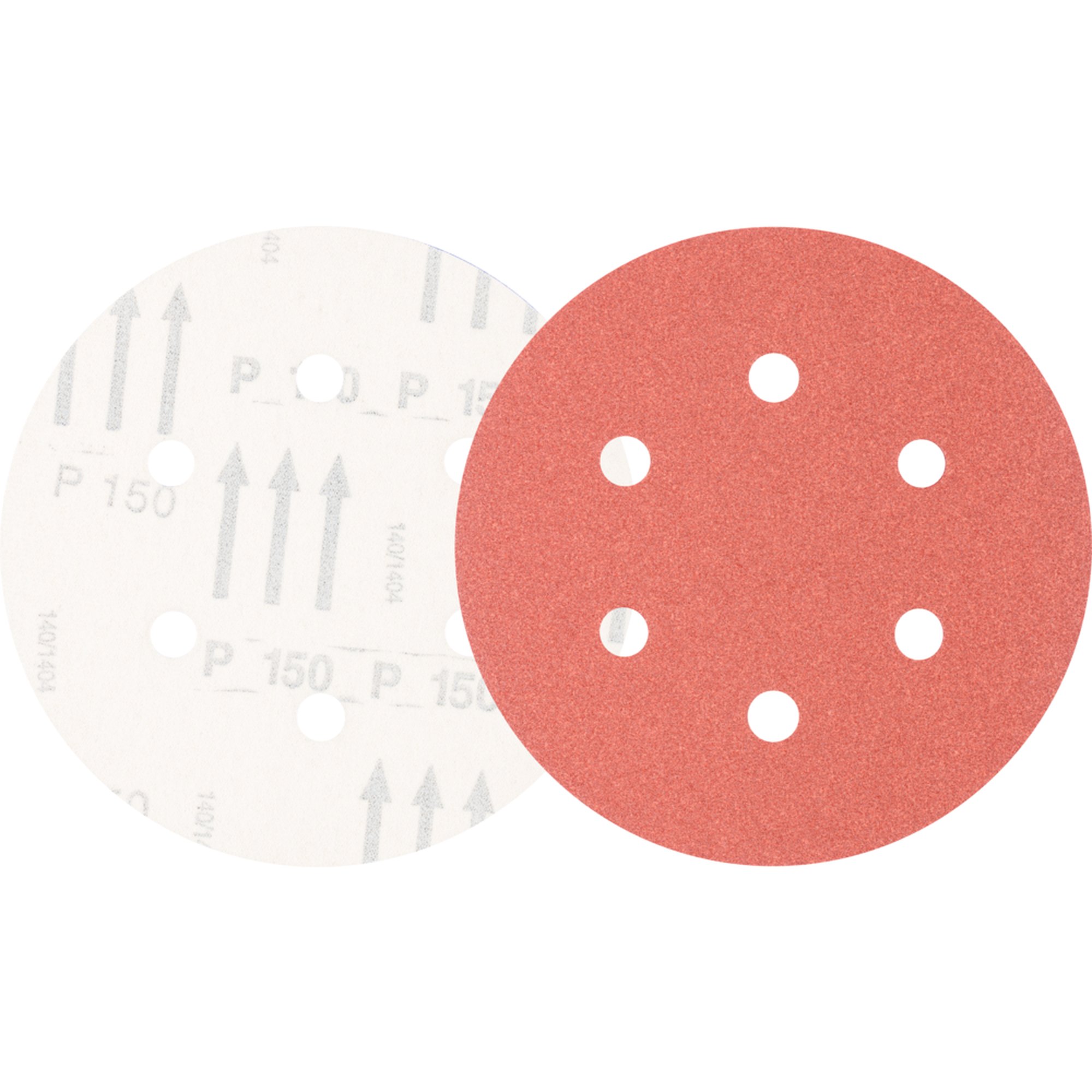 25 x Pferd Schleifscheibe Klettscheibe KSS 150 6 L A 150