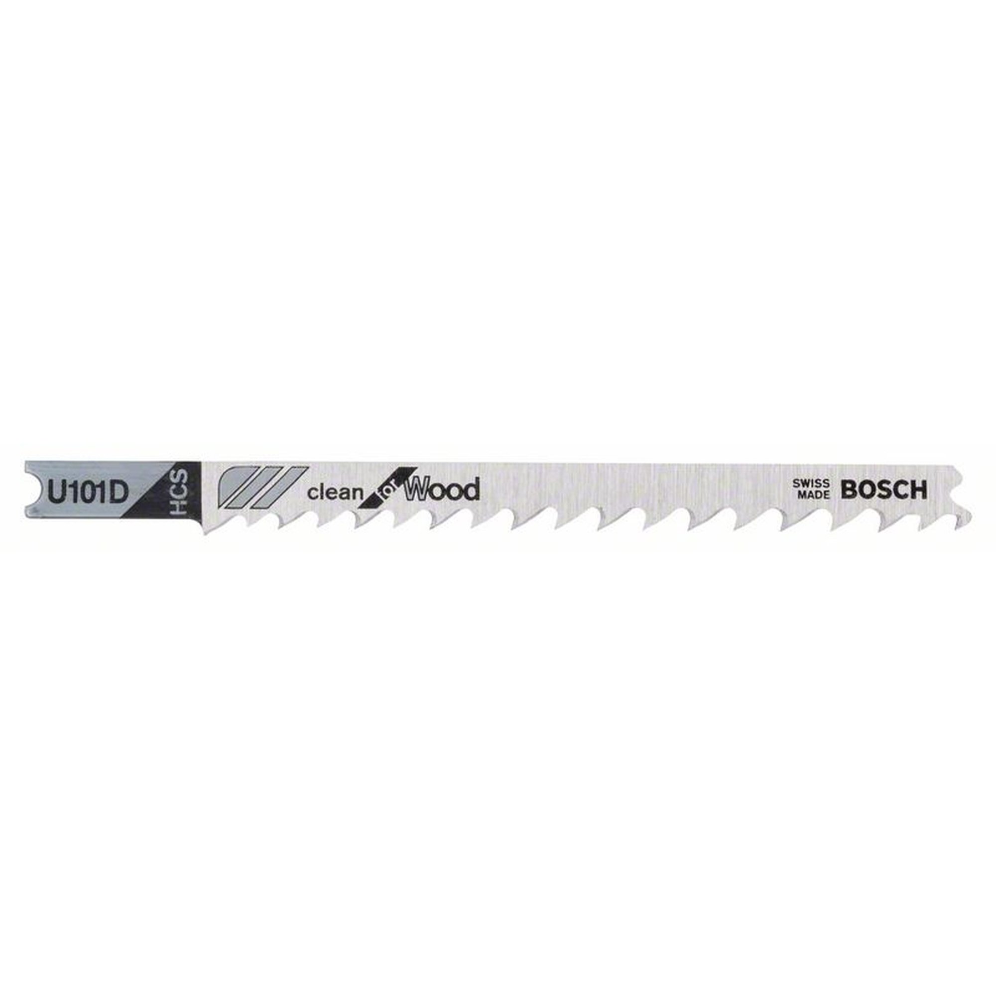 30x BOSCH Stichsägeblätter U-Schaft U 101 D Clean für Holz