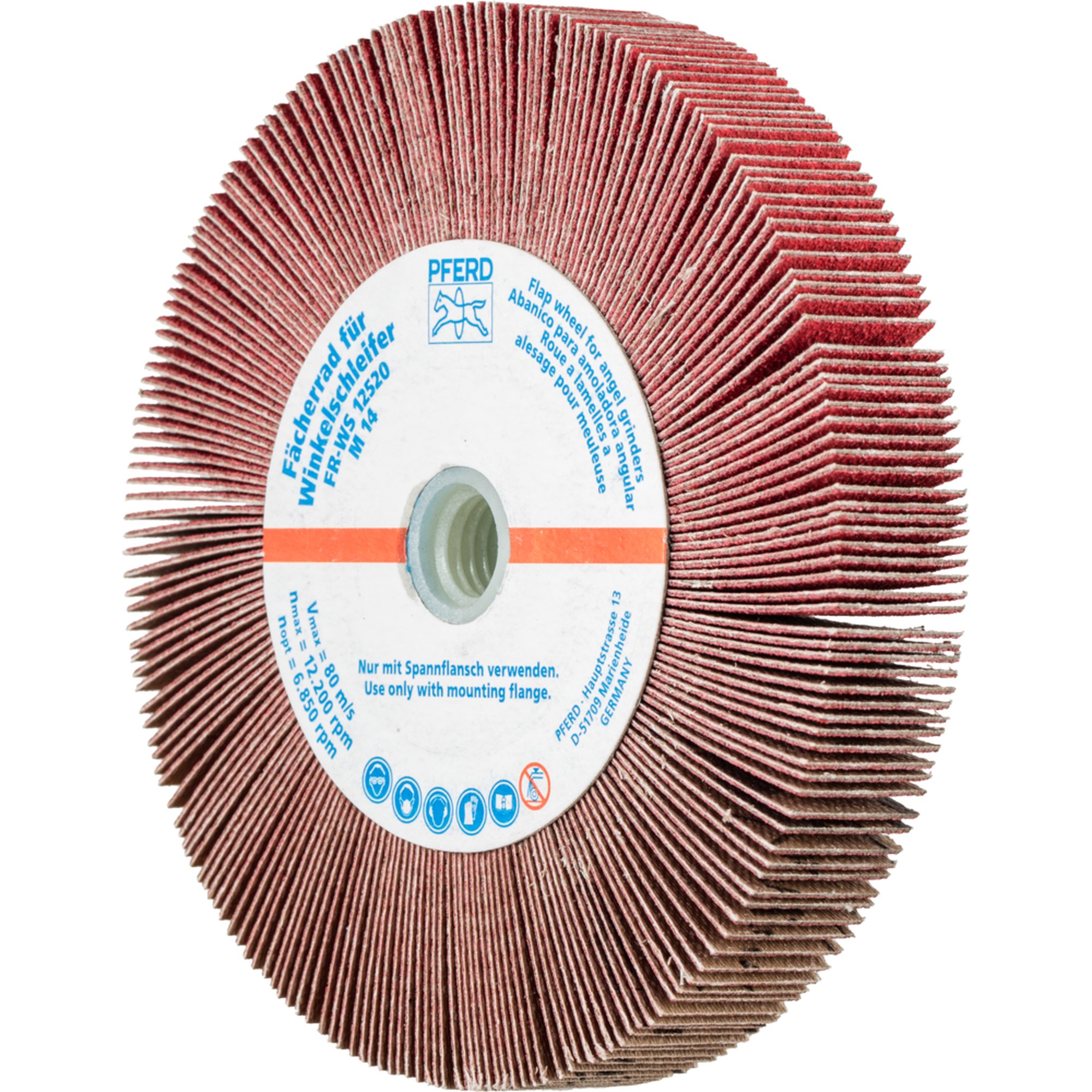 2 x PFERD Fächerrad für Winkelschleifer FR WS 12520 M14 CO-COOL 120
