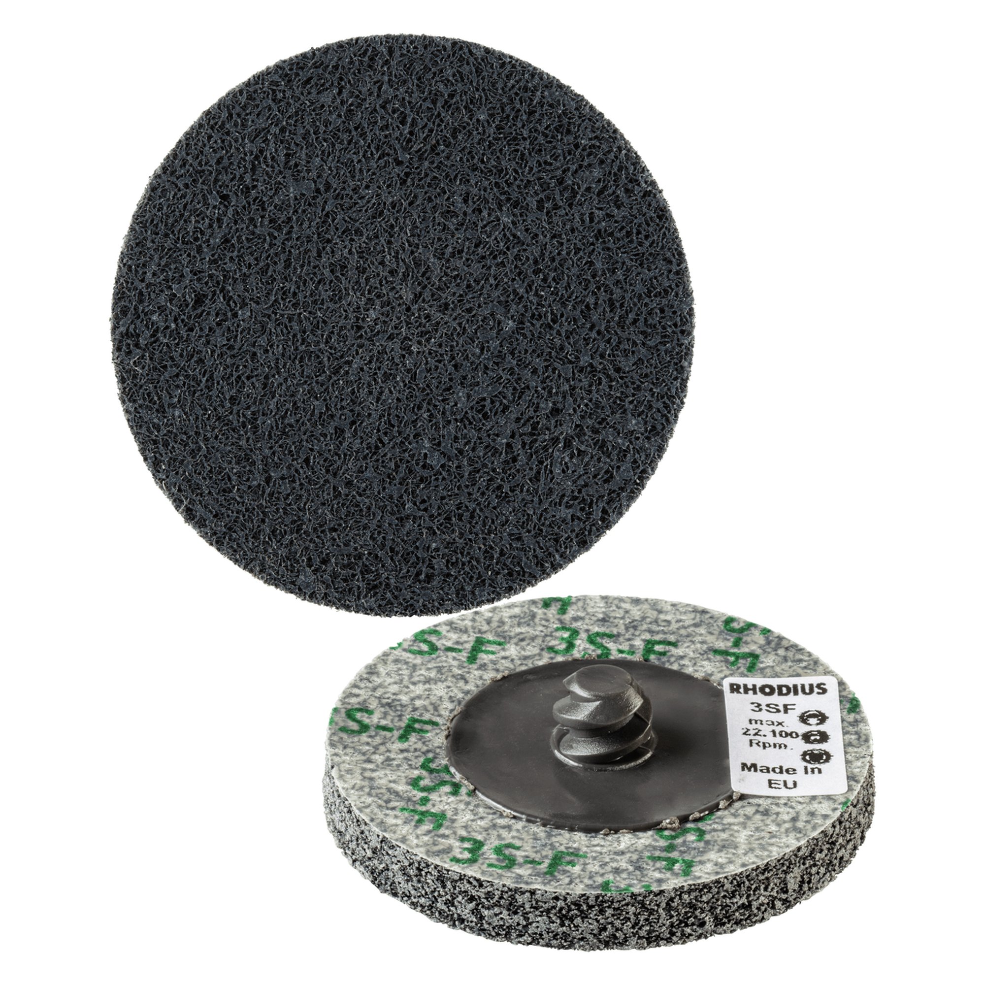 10 x RHODIUS Schleifscheibe Schleifvlies VKS QUICK Ø 51 mm Korn 3S-fine