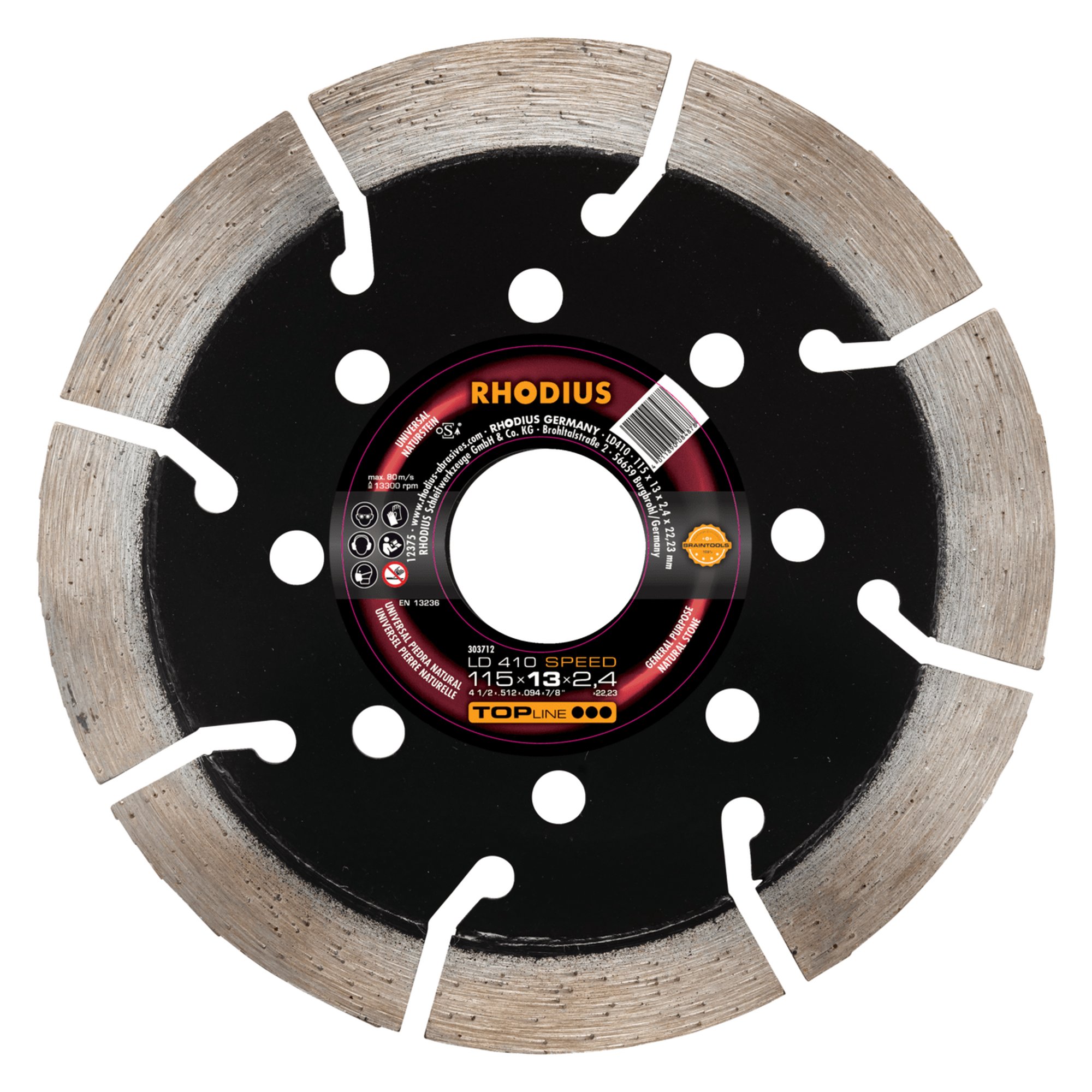 RHODIUS Diamanttrennscheibe  LD410 SPEED Ø 115 mm