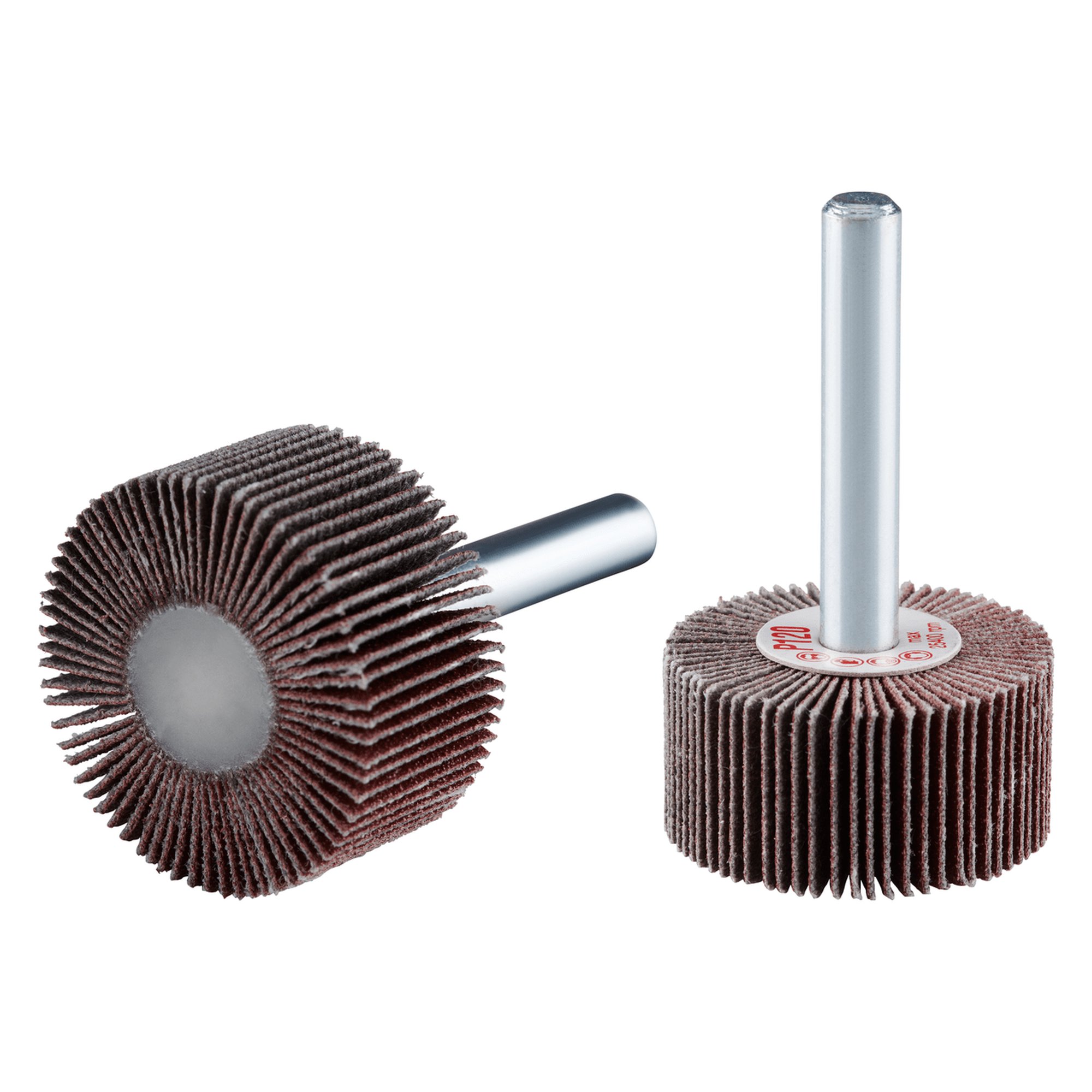 10 x RHODIUS Fächerschleifer Schleifmop FS Ø 30 mm Körnung 150