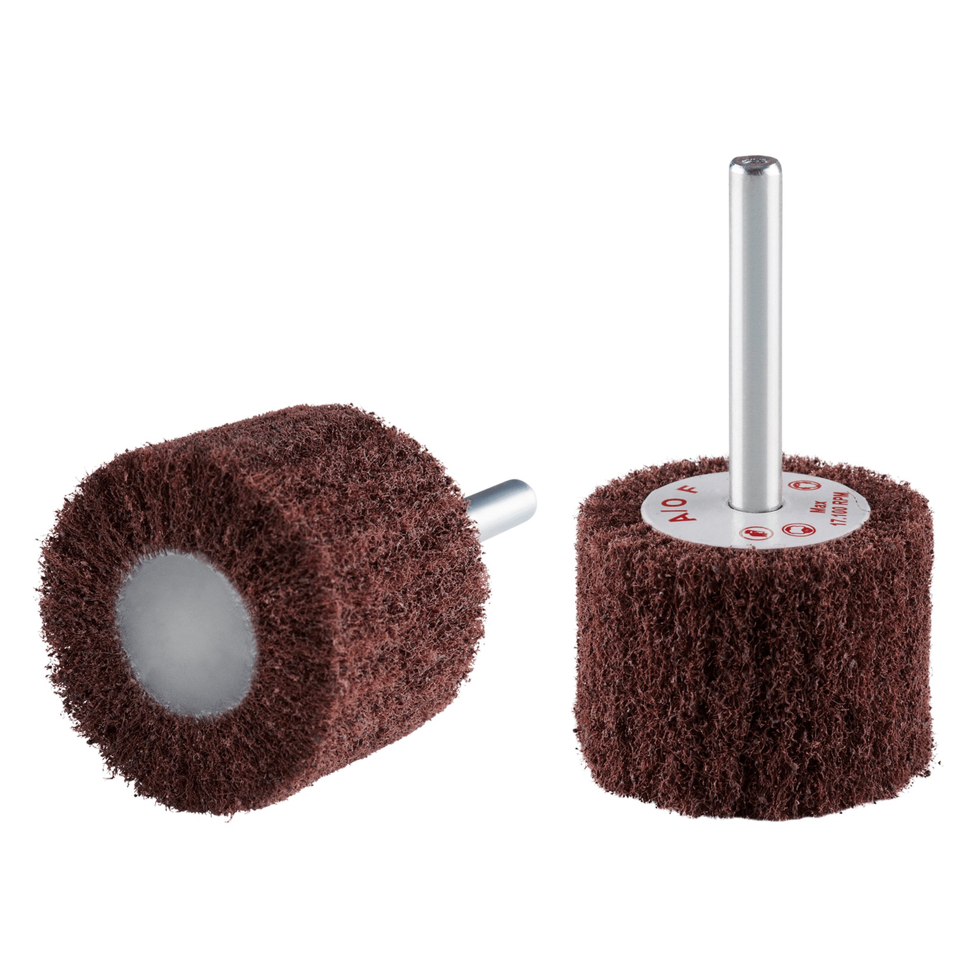 10 x RHODIUS VliesFächerschleifer Schleifmop VS Ø 40 mm Körnung fine