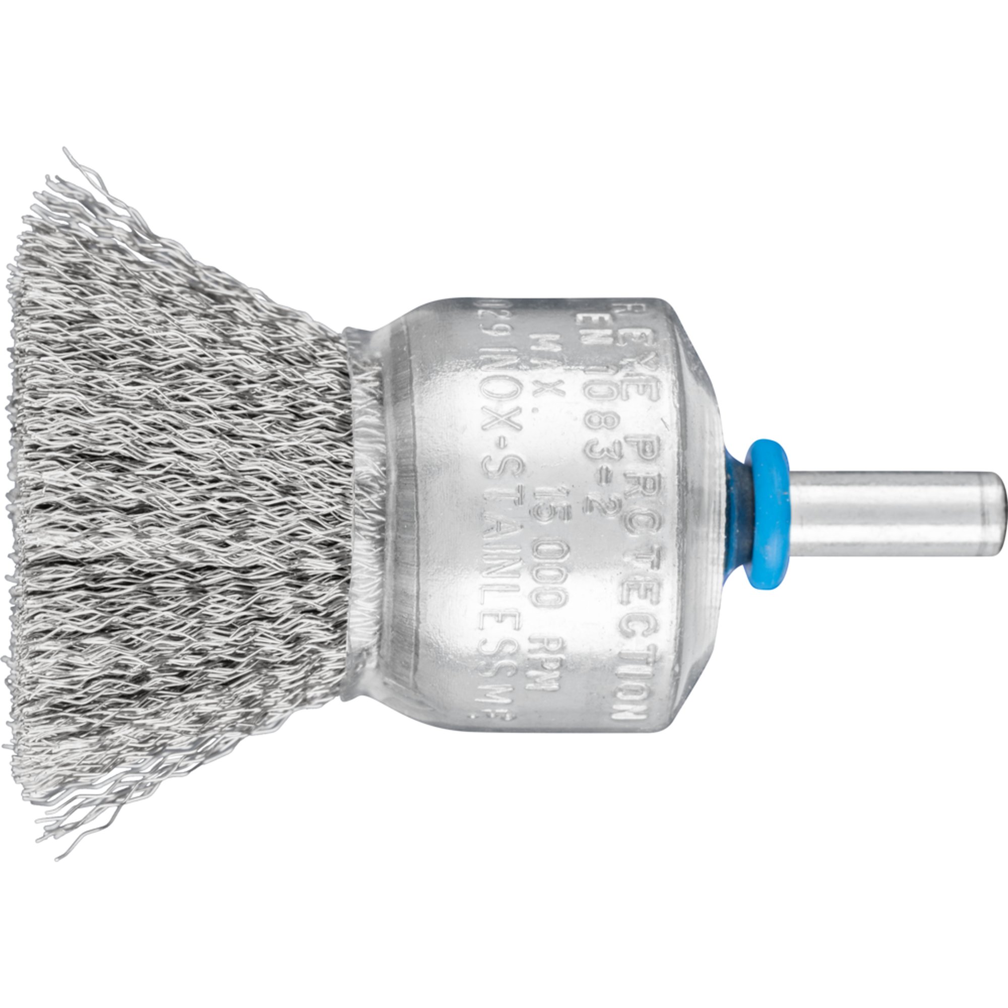 10 x PFERD Pinselbürste mit Schaft, ungezopft PBU 3029/6 INOX 0,20