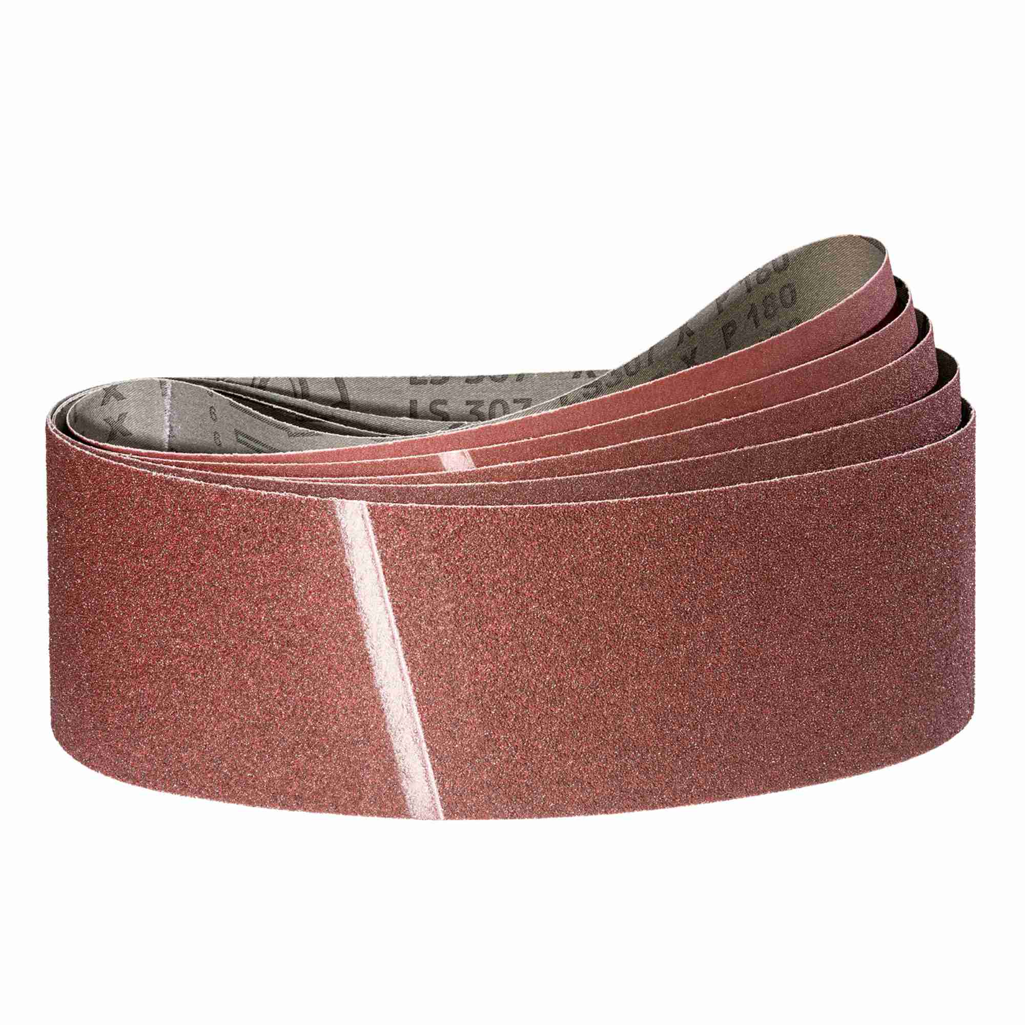 Klingspor Schleifband Profi-Set Korund | gemischte Körnungen 40/60/80/120/180 für Bandschleifer | Alle Maße wählbar