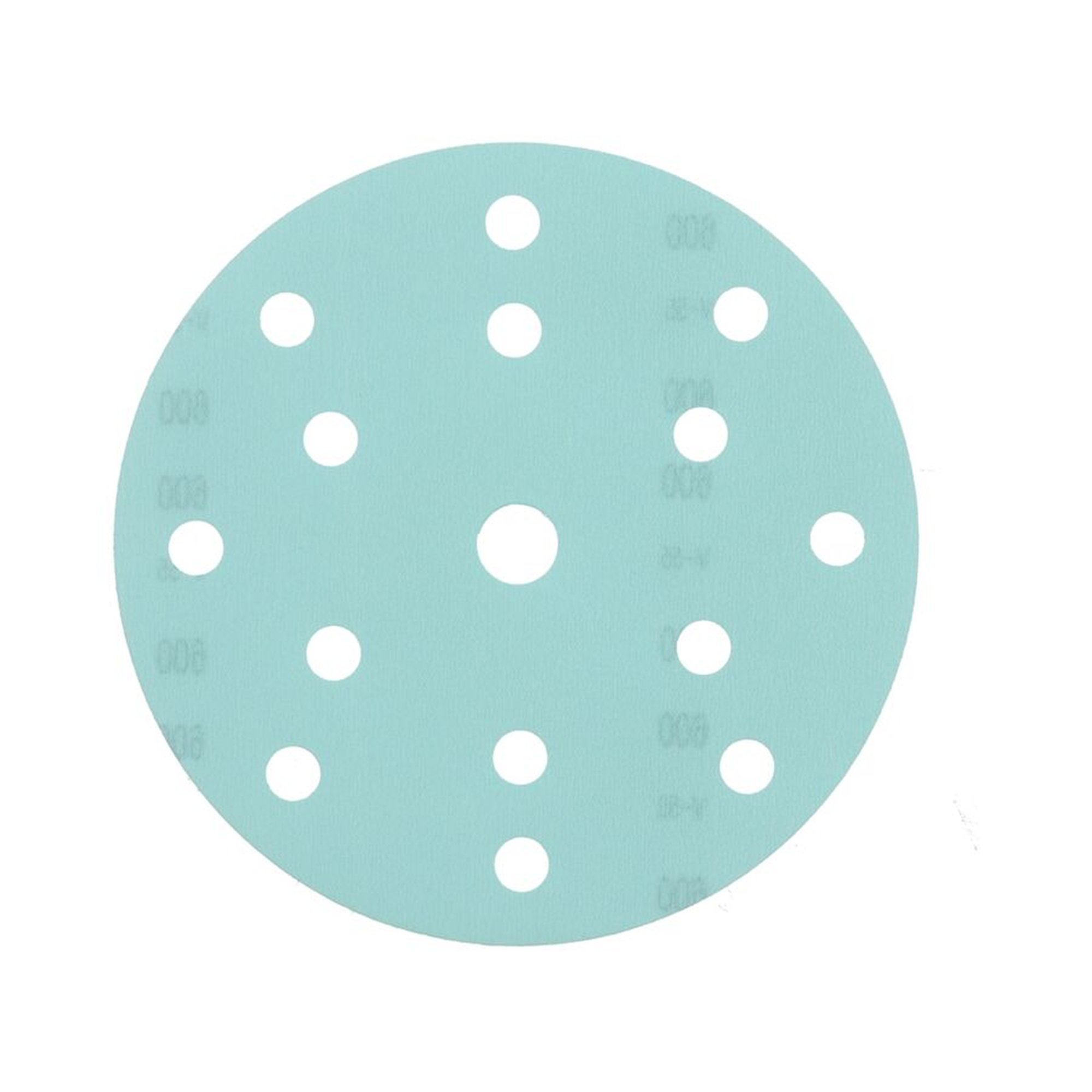 100 x Norton Film Scheiben Klett 150x18mm K600 14+1-Loch Q775, Schleifpapier