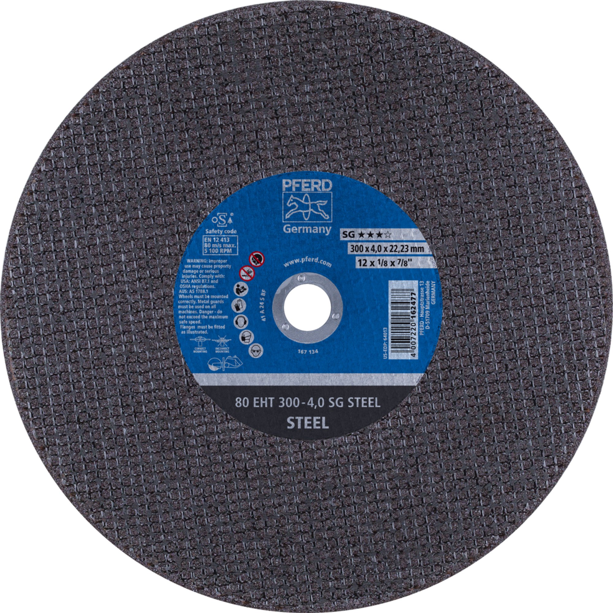 NORTON Nicht Gewebeverstärkte Trennscheiben NrCo 57A 60 P B25 125 x 1 x 20 NORTON Nicht Gewebeverstärkte Trennscheiben NrCo 57A 60 P B25 125 x 1 x 20