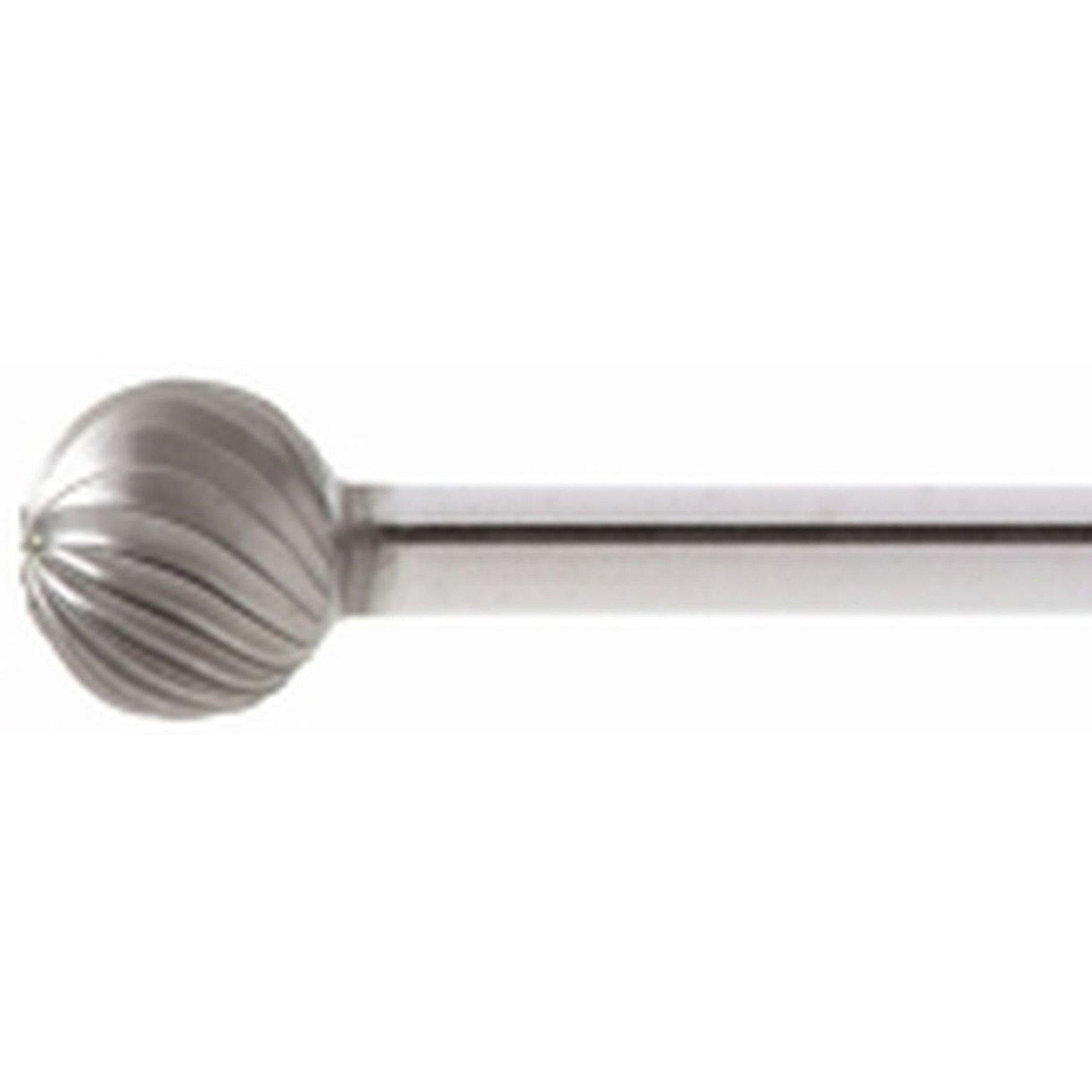 LUKAS HSS-Mini-Fräser MF Kugel Edelstahl/Stahl 8x7.7 mm Schaft 3 mm | Verz. 5