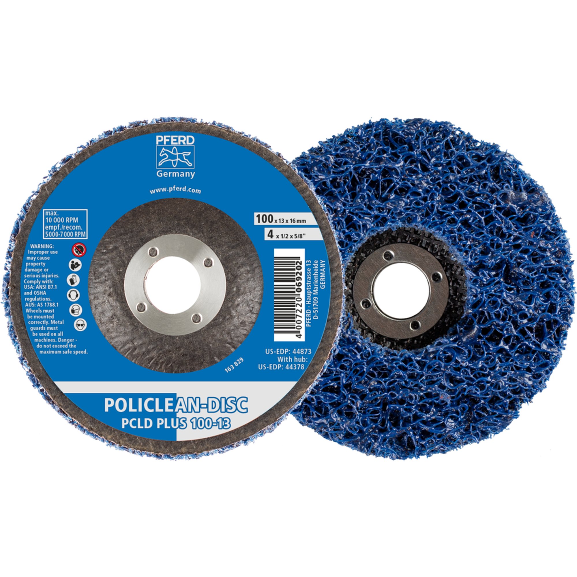 5 x PFERD POLICLEAN-PLUS-Disc PCLD PLUS 100-13