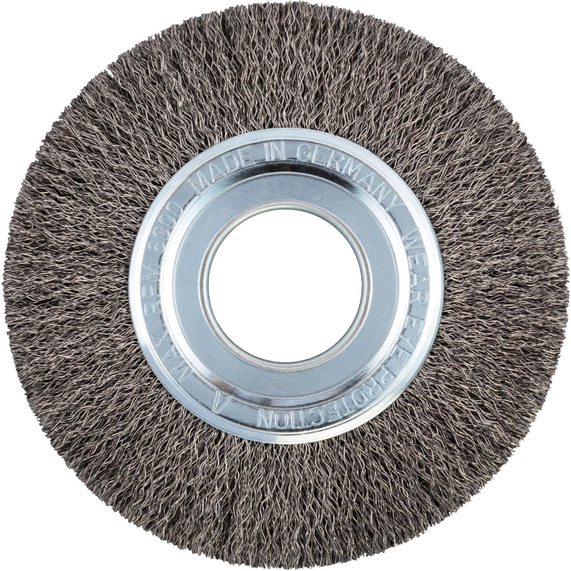 LUKAS Rund-Drahtbürste BRSW universal 200x24 mm für Geradschleifer gewellt