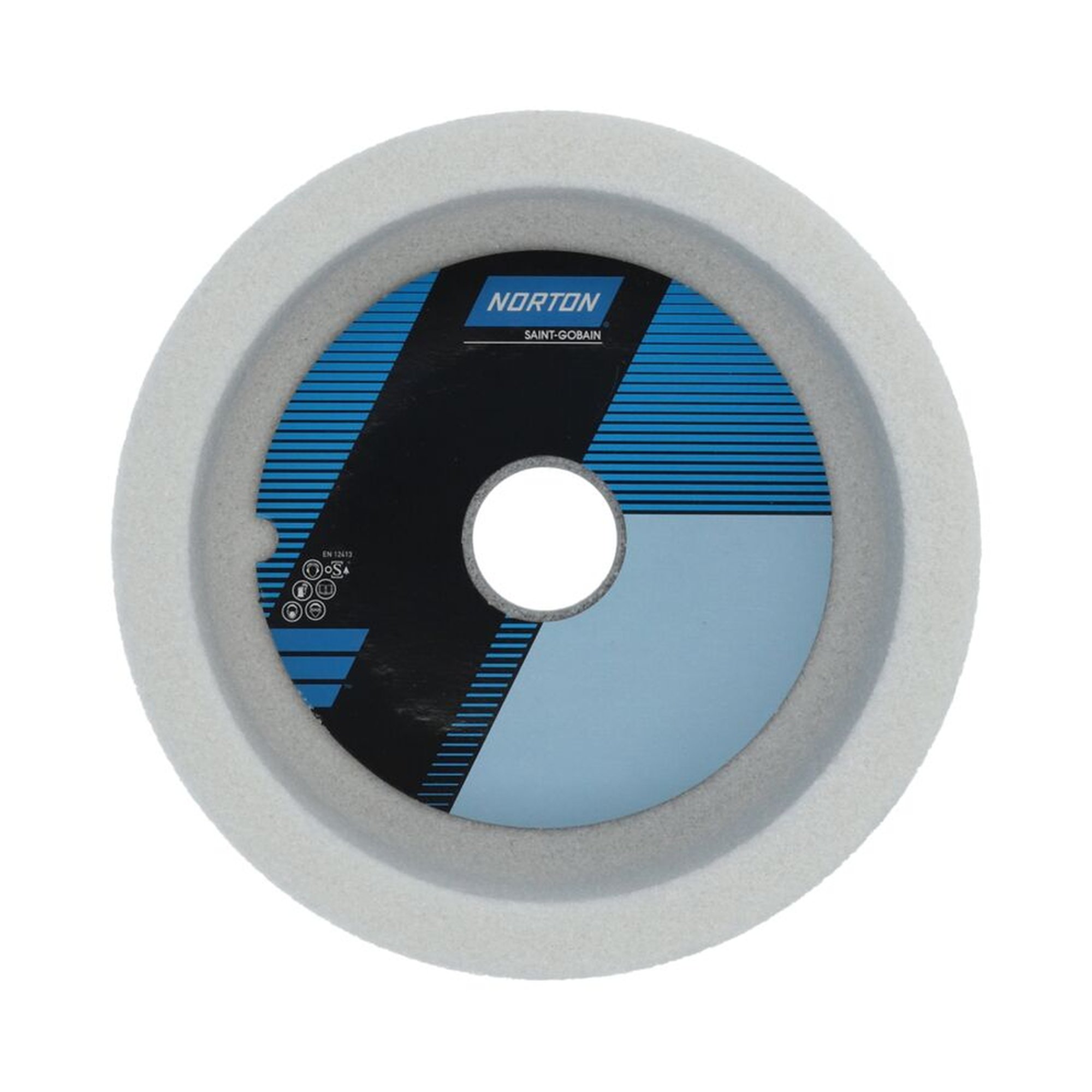 2 x Norton Töpfe & Teller 38A zum Werkzeugschleifen 36 I VS, robust & langlebig