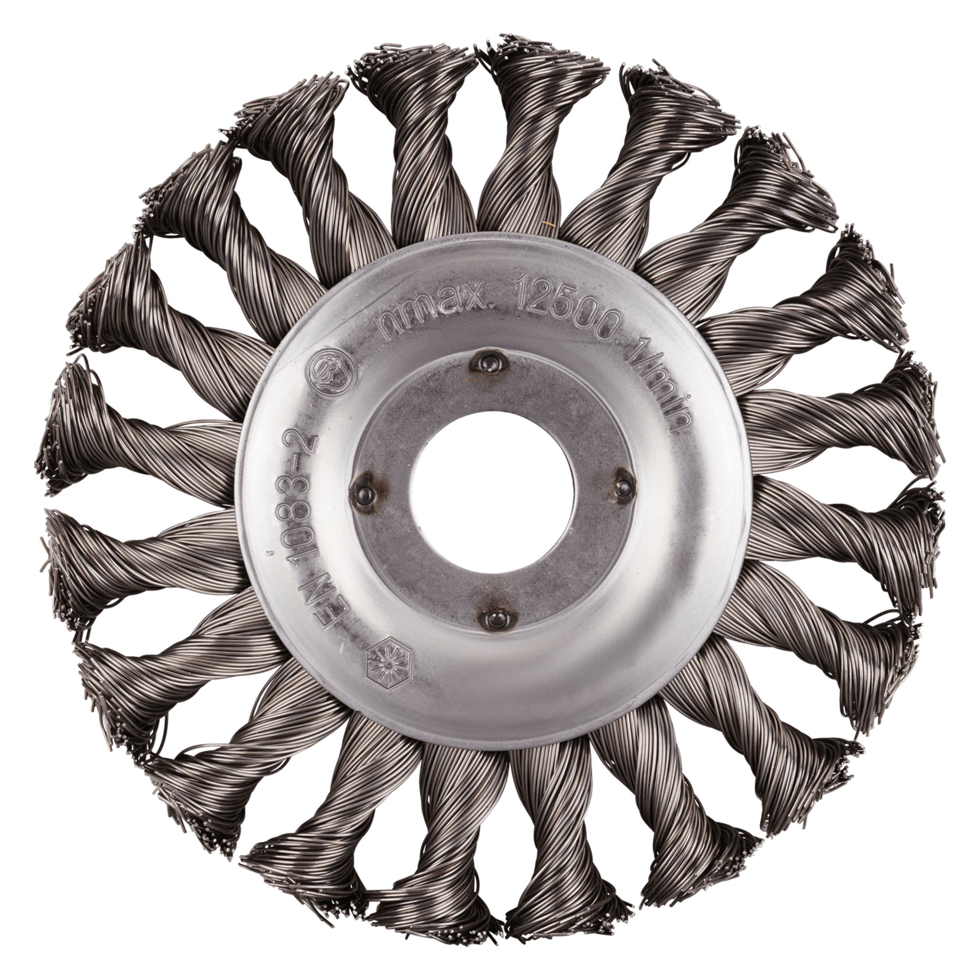 2 x RHODIUS Stahlbürste Drahtbürste Rundbürste SRBZ PACK Ø 125 mm