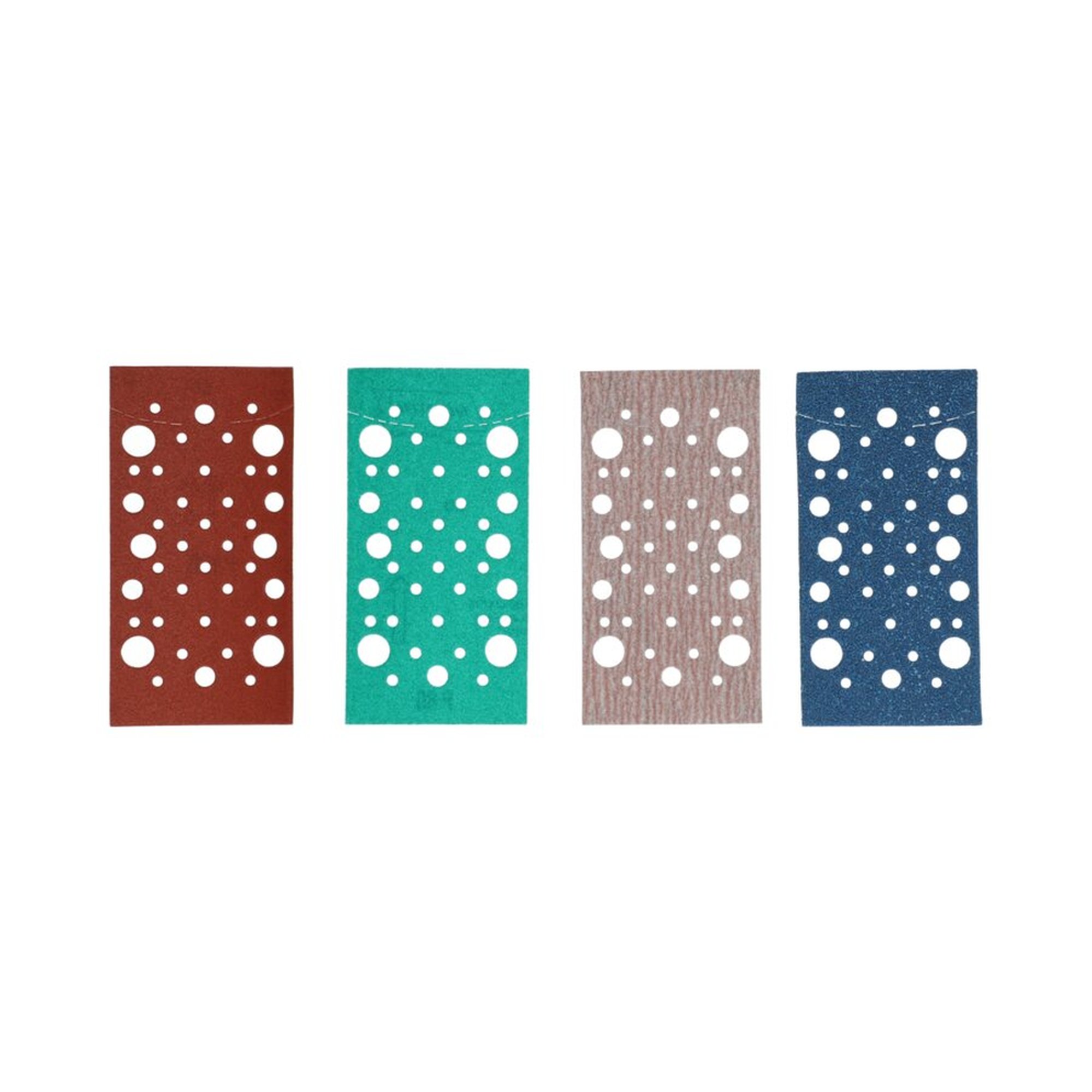 5 x Norton Schleifstreifen Klett 93x185mm Multi-K Multi-Air Lochung EXPERT 14 Stk