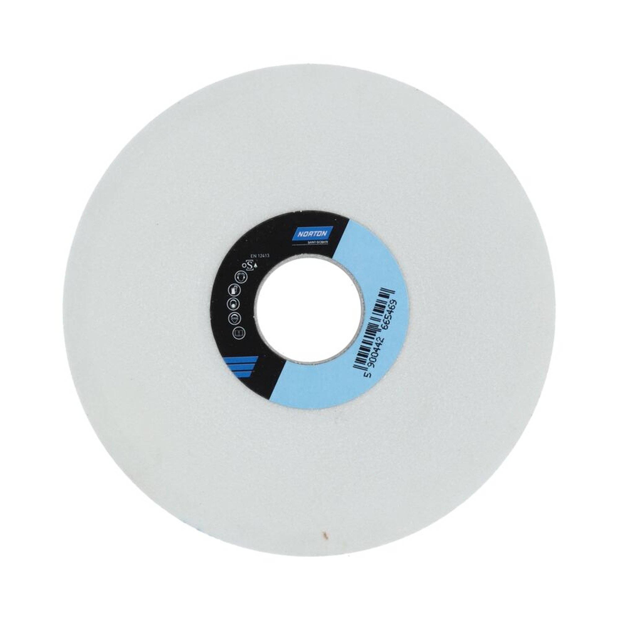 5 x Norton Schleifteller 150x16x32/3.2/66x9mm K60 VITRIUM 3 zum Werkzeugschleifen